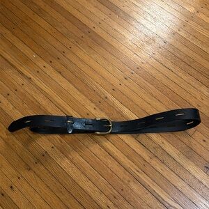 Madewell Italian leather, black belt size small